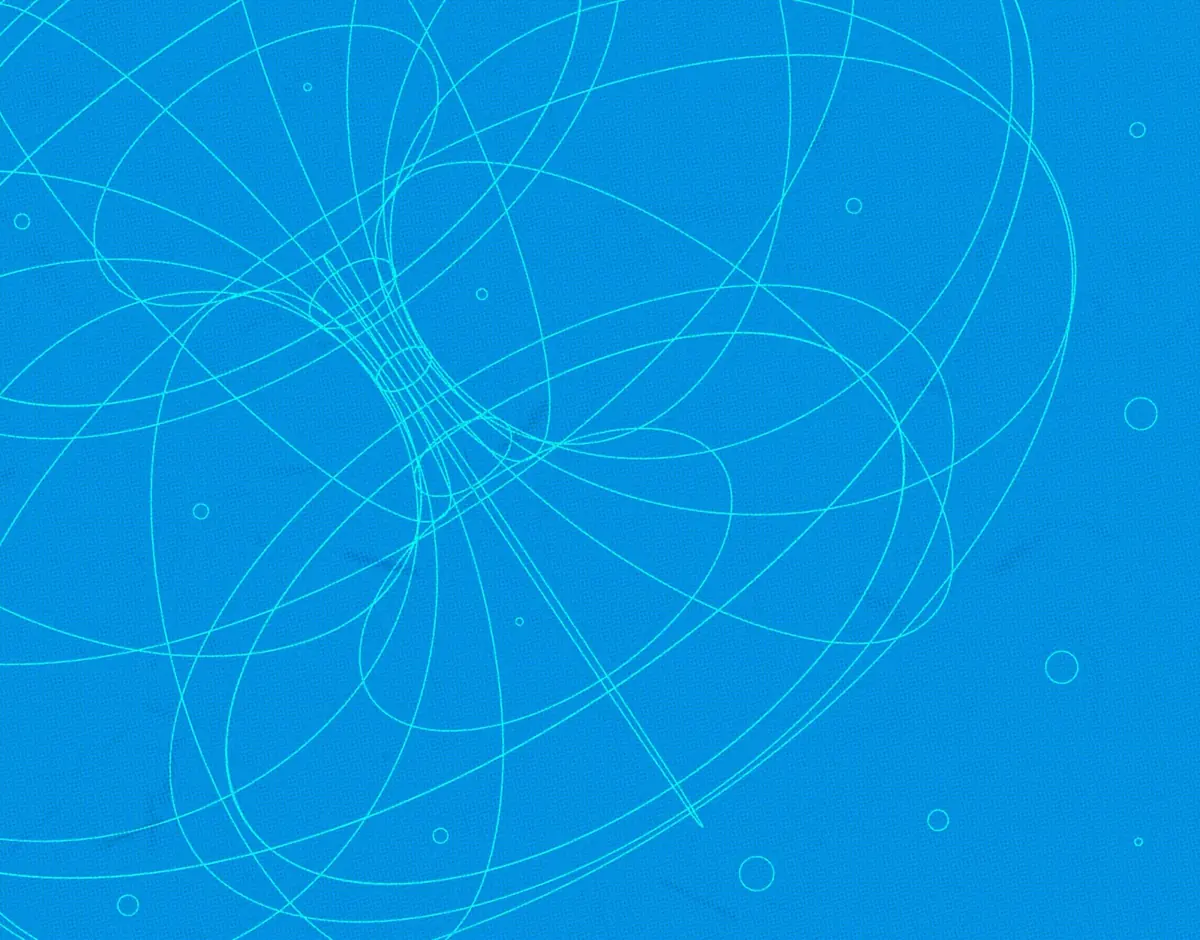 Abstract illustration of flowing blue lines, the header of Honeycomb's original article