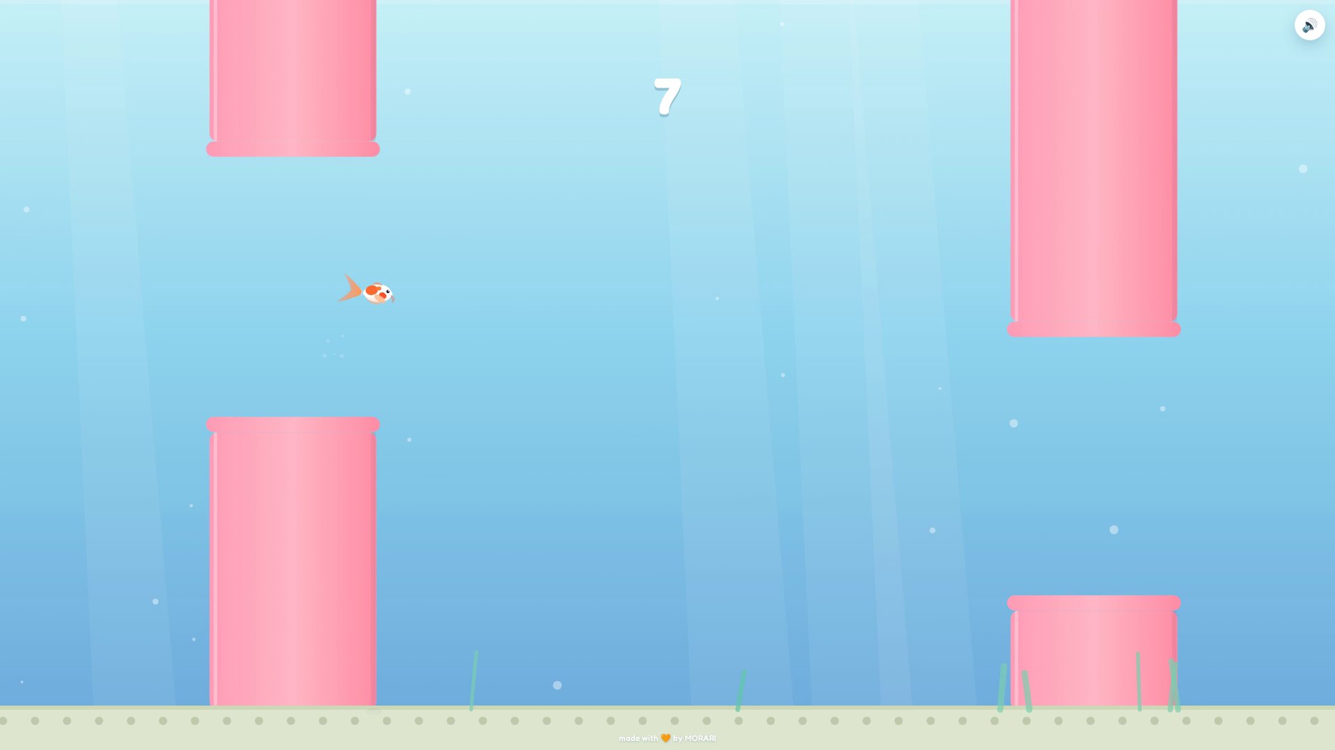Later in a run: narrow, drifting gaps